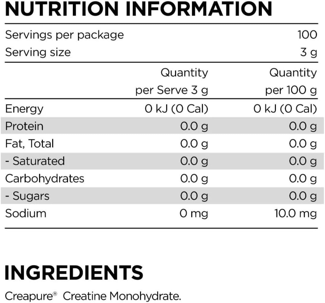 Pranaon Amino Creatine Monohydrate Muscle Power 300 G