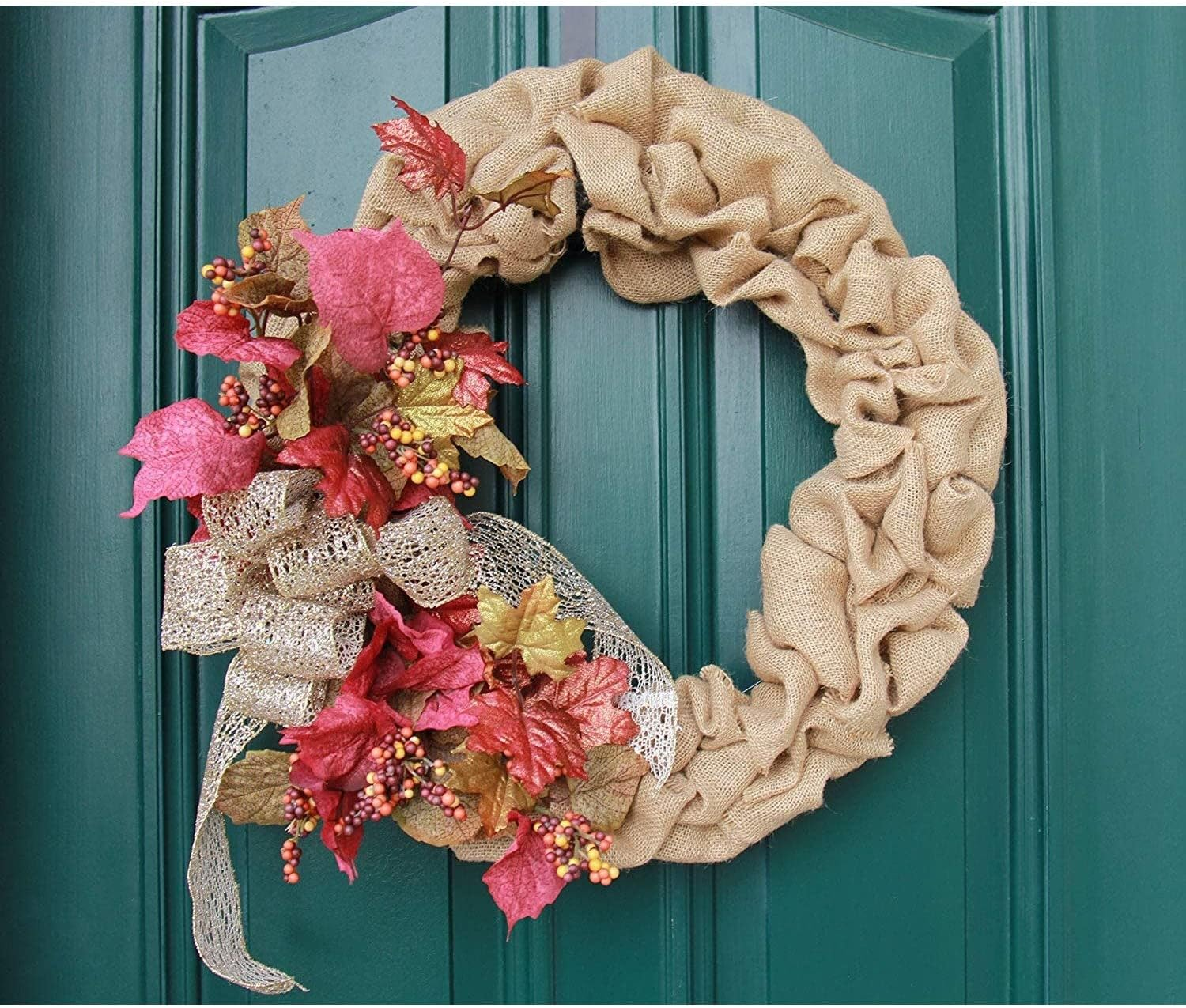 Natural Burlap Garland, 100% Made of Natural Burlap, Great for Small Upholstery Projects, Birthday Banners, Outdoor Parties, for DIY Arts and Crafts of All Types - Brown (12Cmx9M) image number 3