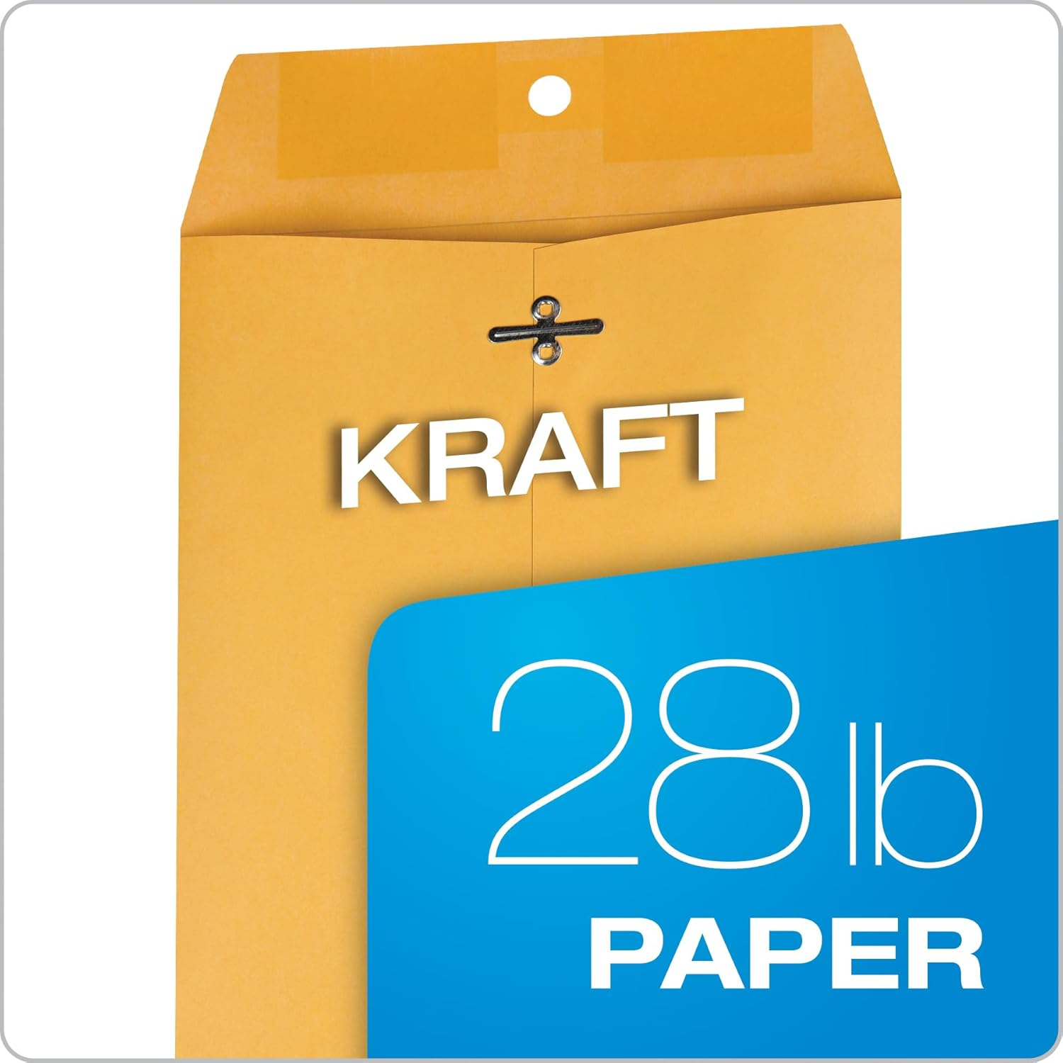 Quality Park 7 X 10 Clasp Envelopes, Clasp and Gummed Closures for Storing or Mailing, 28 Lb Kraft Paper, 100 per Box (QUA37868) image number 6
