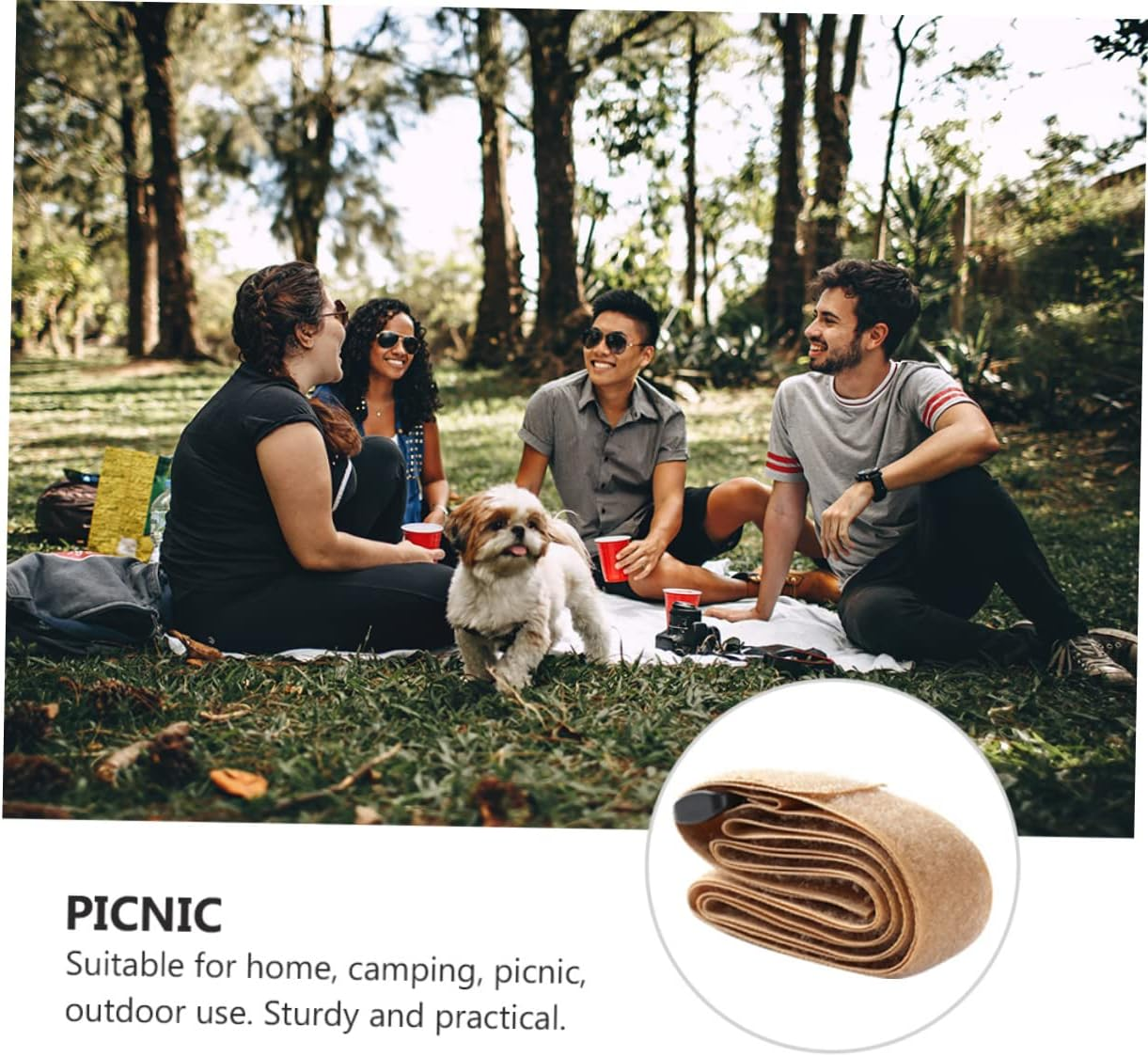 OSALADI 4Pairs Camping Essentials of Luggage Straps Binding Belt Release Compact Design