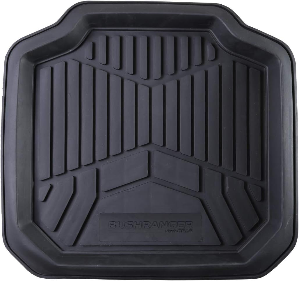 Bushranger 68X10 Dirt Block a Rear Floor Mat, Black