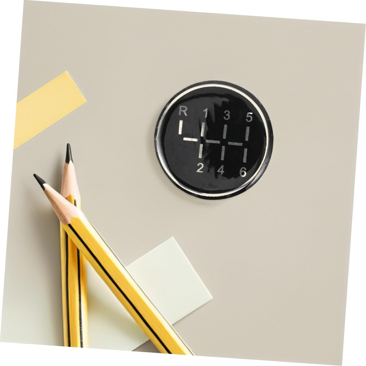 GLEAVI Manual Transmissions Gear Shift Decal Stickers Decorative Gear Shift Sticker for Manual Transmission Trucks Car Accessories 6-Speed image number 2