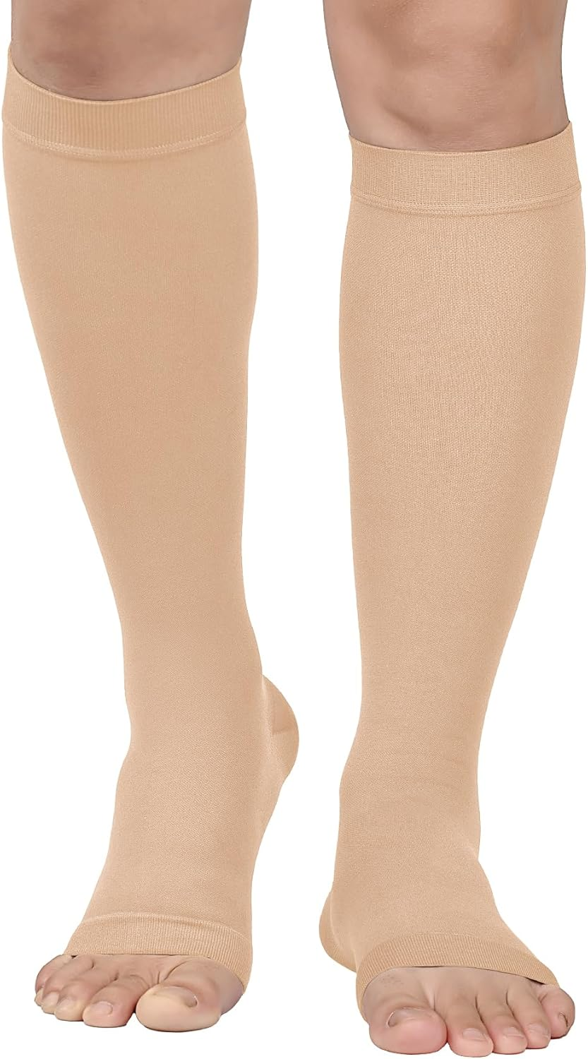 Compression Socks, 20-30Mmhg Best Recovery Performance Graduated Compression Stockings for Men Women. Athletic Sports Socks, Running, Travel, Relieve Swelling, Varicose Veins, Edema, 1 Pair