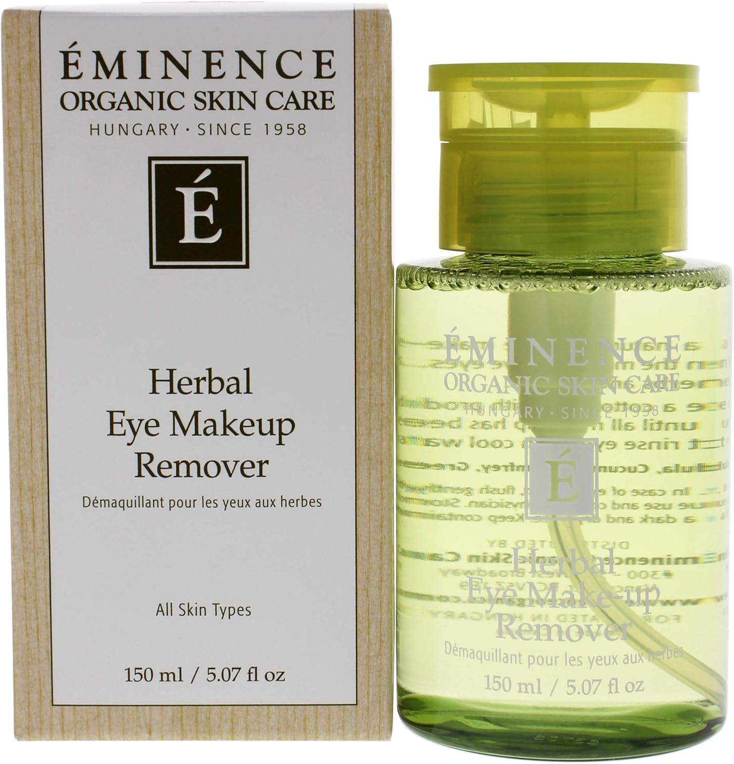 Eminence Herbal Eye Make-Up Remover for Unisex 5.07 Oz., 150 Ml
