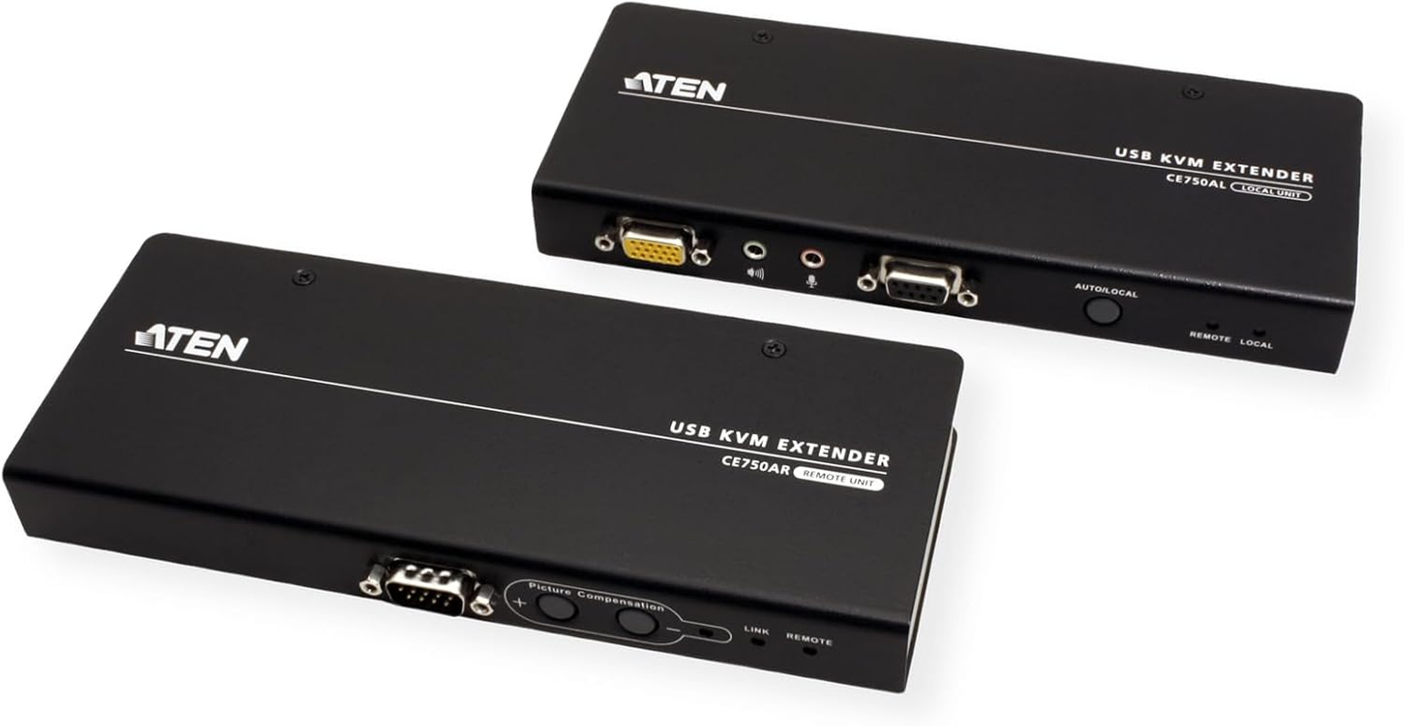 Aten USB Vga/Audio Cat 5 KVM Extender 1280 X 1024 Upto 200M image number 3