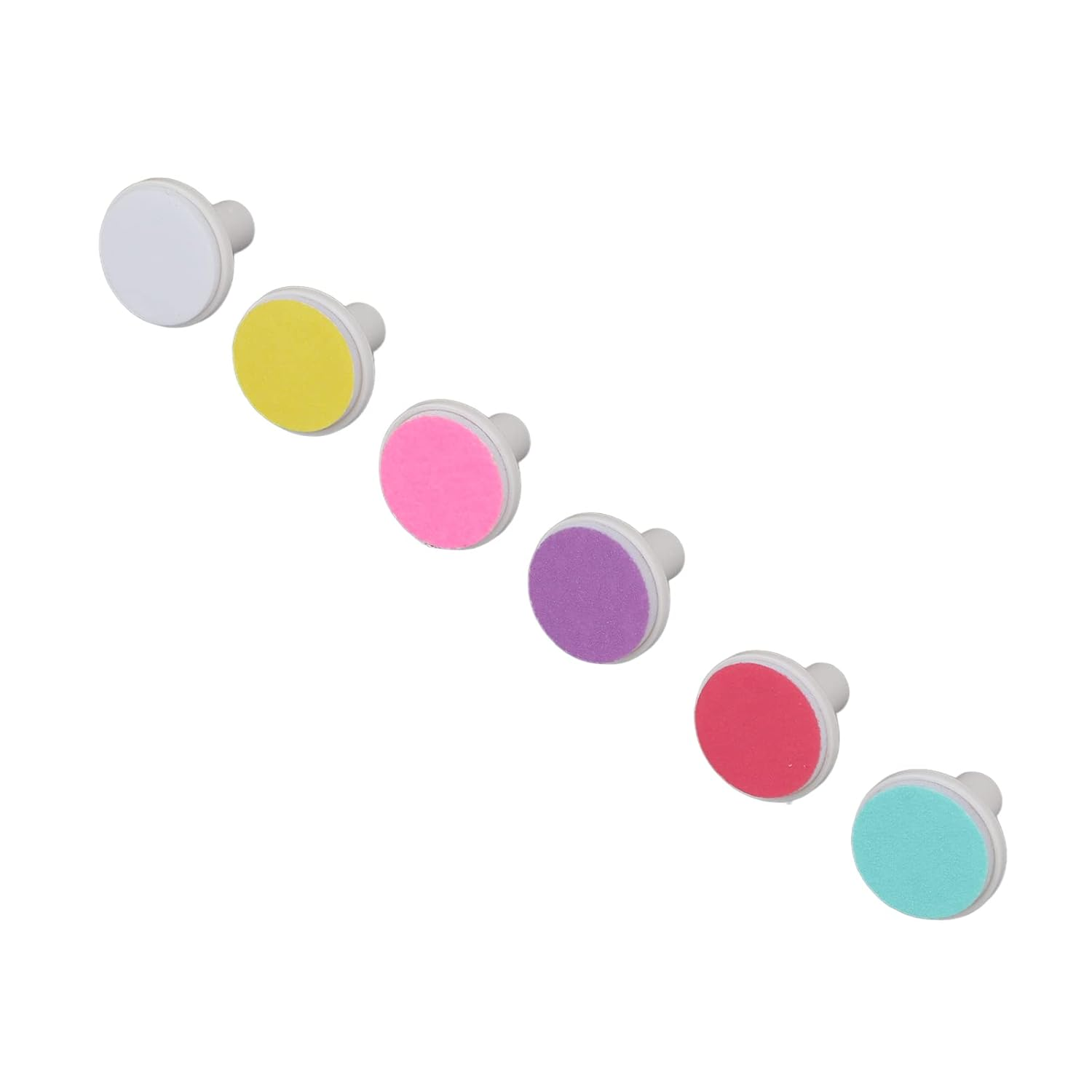 Baby Nail File Replacement Heads, Baby Nail Trimmer Electric Baby Nail Filer Electric 6Pcs Replacement Pads Professional Electric Nail File Grinding Heads Accessory image number 5