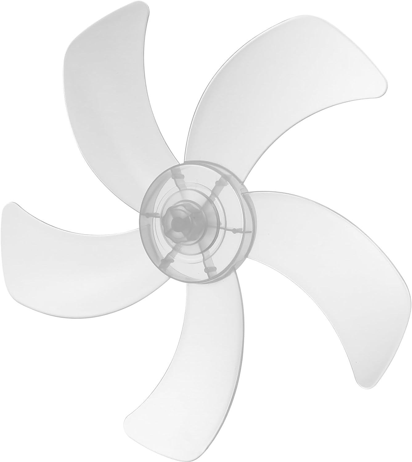 Universal Plastic 5 Leaves Fan Blade 16 Inch Replacement Fan Blades Electric Fan Leaves Standing Fan Table Fanner General Accessories image number 2