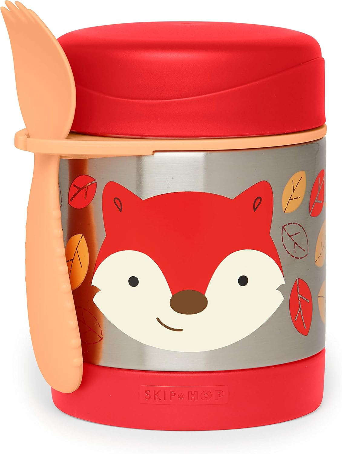 Skip Hop Baby Zoo Insulated Food Jar and Spork Set Bee image number 1