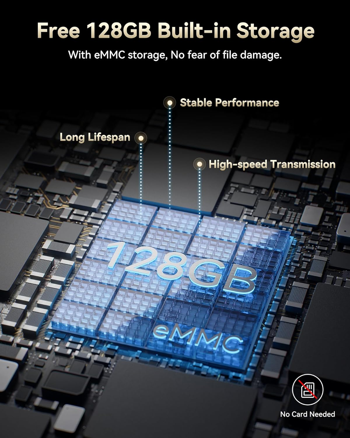 REDTIGER F77 4K+4K HDR Dash Cam Front and Rear, Dual STARVIS 2 IMX678 Sensor, 5.8Ghz Wifi Car Camera with 128GB Emmc Storage, Voice Control, 4'' Touch Screen, 24H Parking Mode image number 6