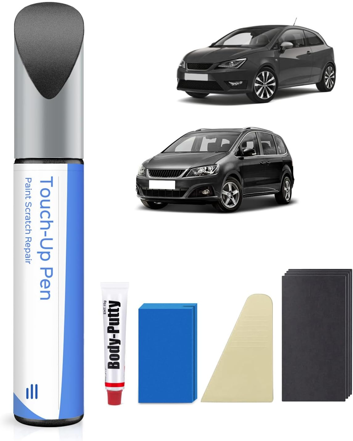 S7H/S7 Magnetic Tech Grey/Magnetic Grey Metallic Touch up Paint Kit for SEAT Exact Match - Touch up Scratches and Chips image number 6