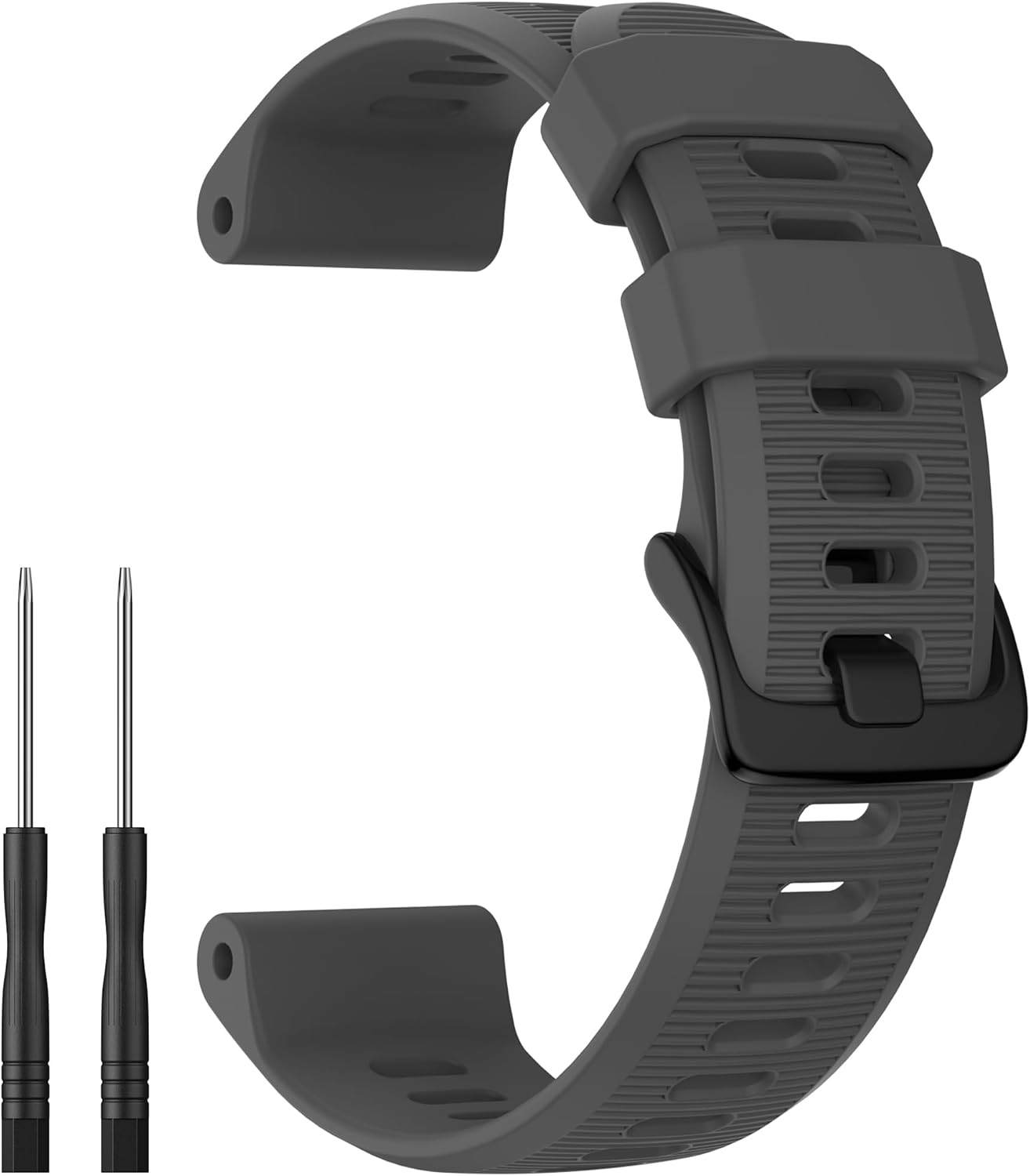 Leonids Bands for Garmin Forerunner 945 Band/Forerunner 935 Bands without Pins, Soft Silicone Sport Band for Garmin Fenix 6 GPS/6 Pro GPS Sapphire, Fenix 5/5 Plus, Approach S60 for Men (Not for Forerunner 945 Music)