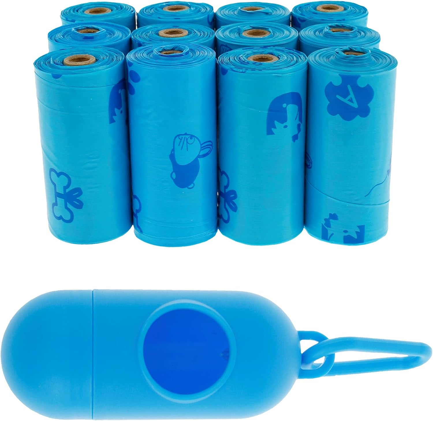 Diaper Bags, 12/16 Rolls, Leakproof, Tear Resistant, Baby Waste & Animal Waste, 180 Bags, Unscented, 1 Count image number 5