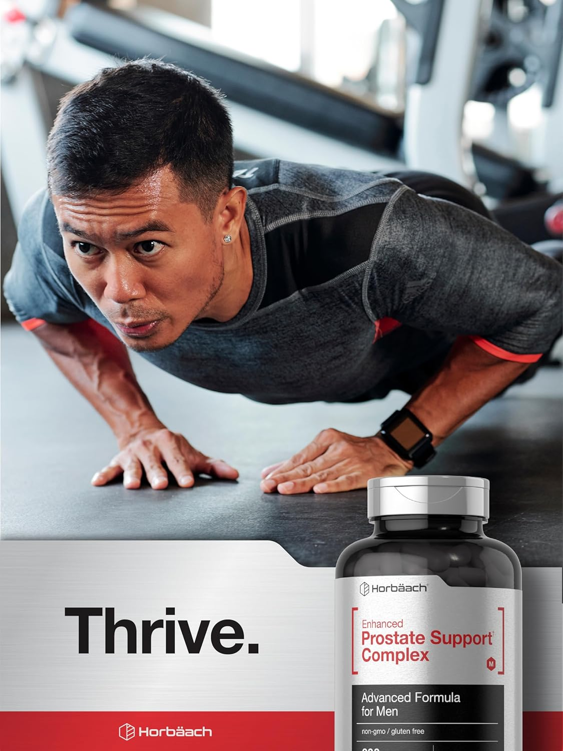 Prostaid 200 Capsules | Extra Strength Prostate Health Supplement for Men | Non-Gmo, Gluten Free | Herbal Complex for Max Support | by Horbaach