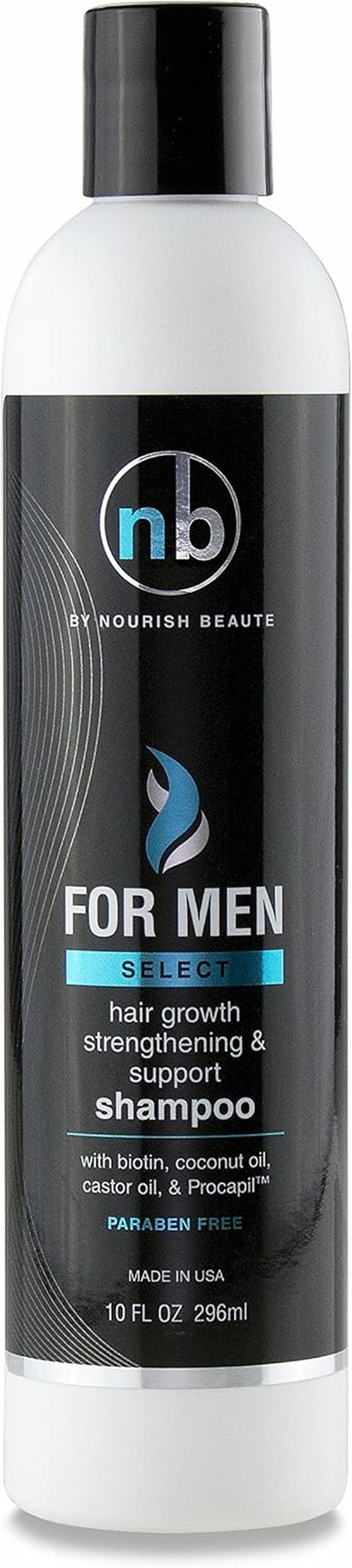 Nourish Beaute Hair Regrowth Shampoo for Men, anti Hair Loss Shampoo, Vitamins Hair Growth Support Shampoo, Select image number 1