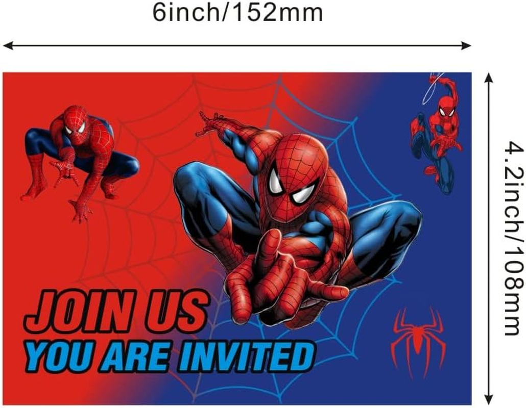 24Pcs Childrens Birthday Party Invitations Birthday Party Supplies Decoration (24Pcs) (1)