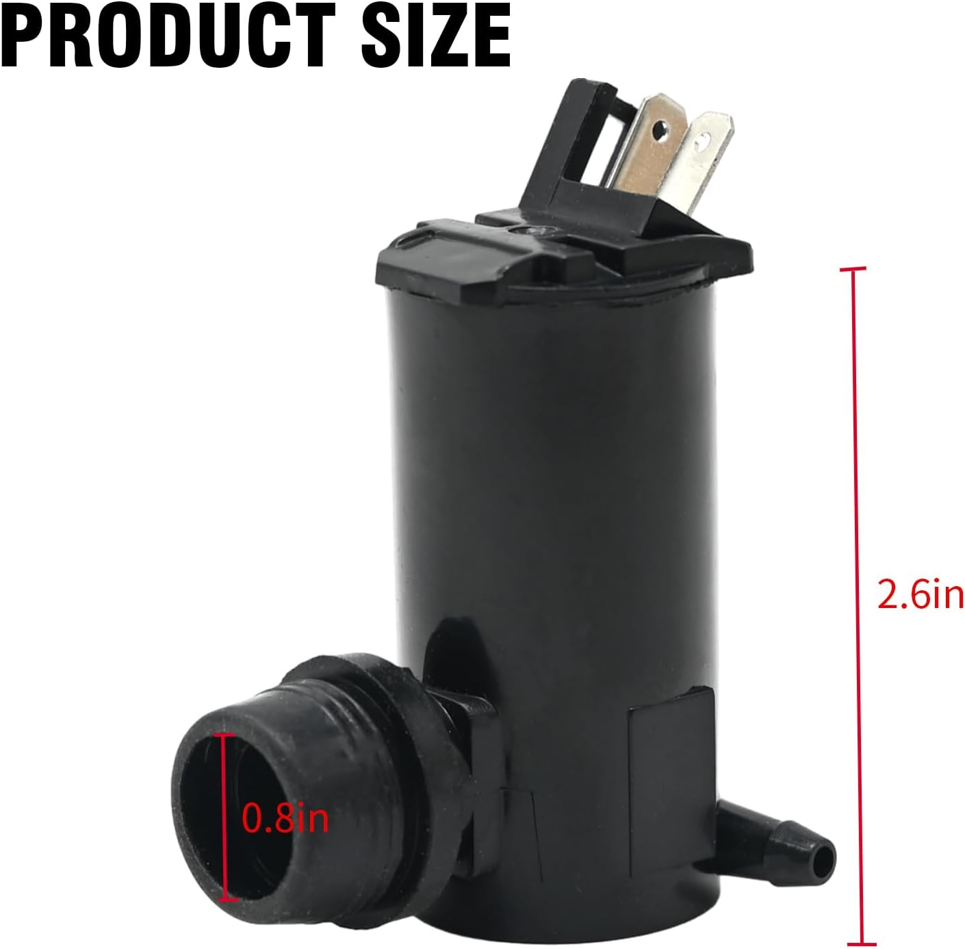 SYOWADA 83BB17K624AA Windscreen Washer Pump Motor, Replacement for Ford Territory SX 2004 2005, Replaces 6156960 6140949 83BB17K624BA image number 1