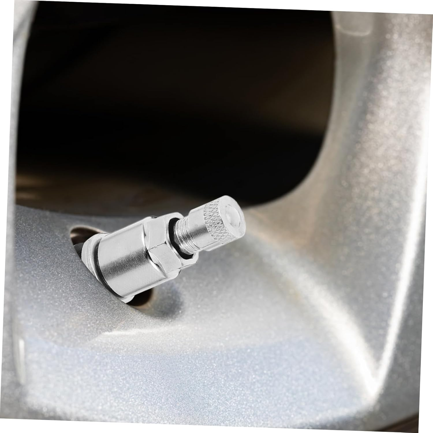 Car Tire Valve Stems Bolt-In Metal Tyre Valves Stems 10Pcs Set for Tubeless Wheels Automotive Replacement Parts Suitable for Cars and Motorbike Accessories image number 1