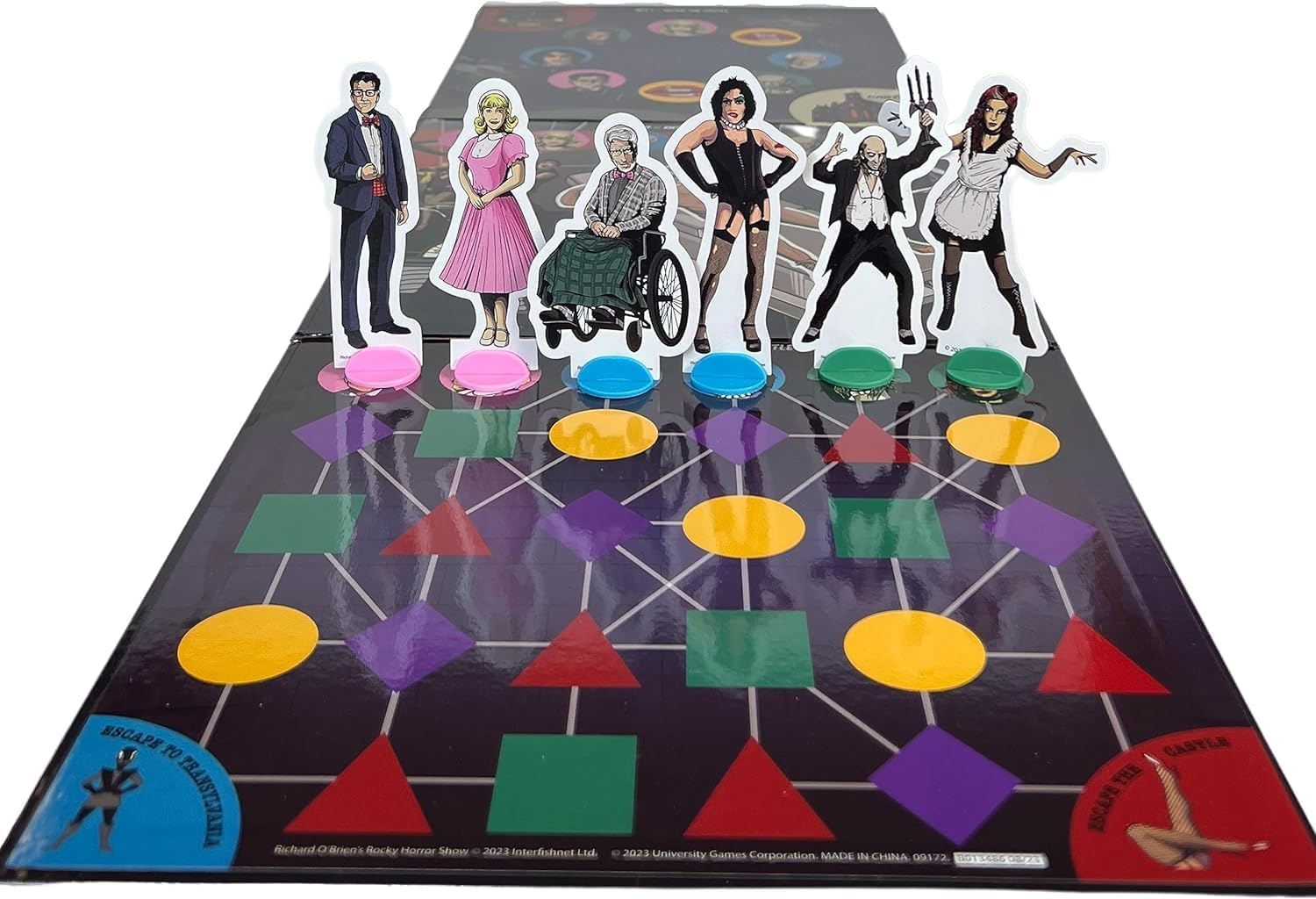 University Games Rocky Horror Show Board Game &ndash; 50Th Anniversary Edition, Immersive Interactive Party Game, Iconic Characters, Musical Fun, Ages 12+ image number 5