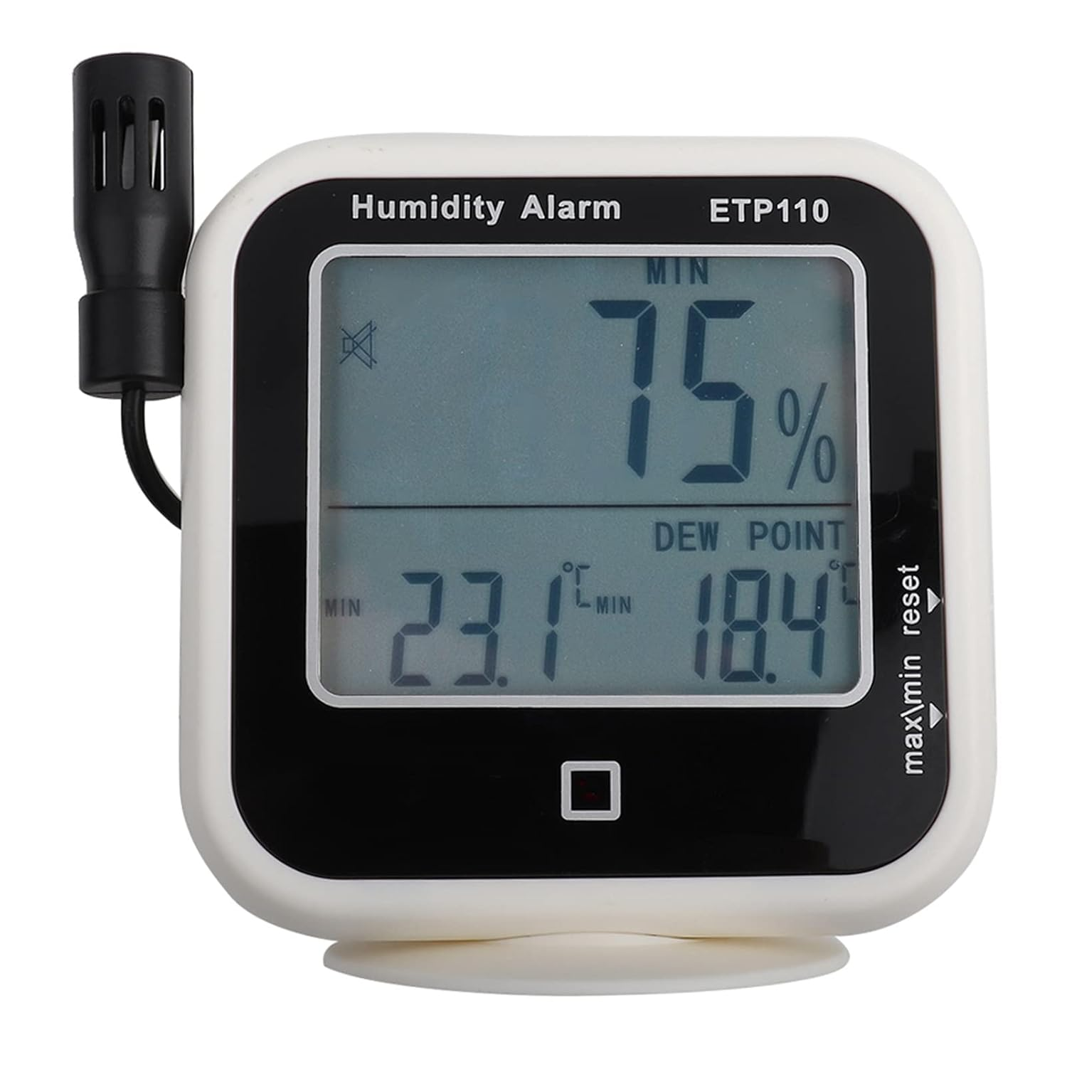 CHICIRIS LED Alarm Digital Hygrometer ETP110 Dew Point Meter - Ideal for Field Applications image number 4