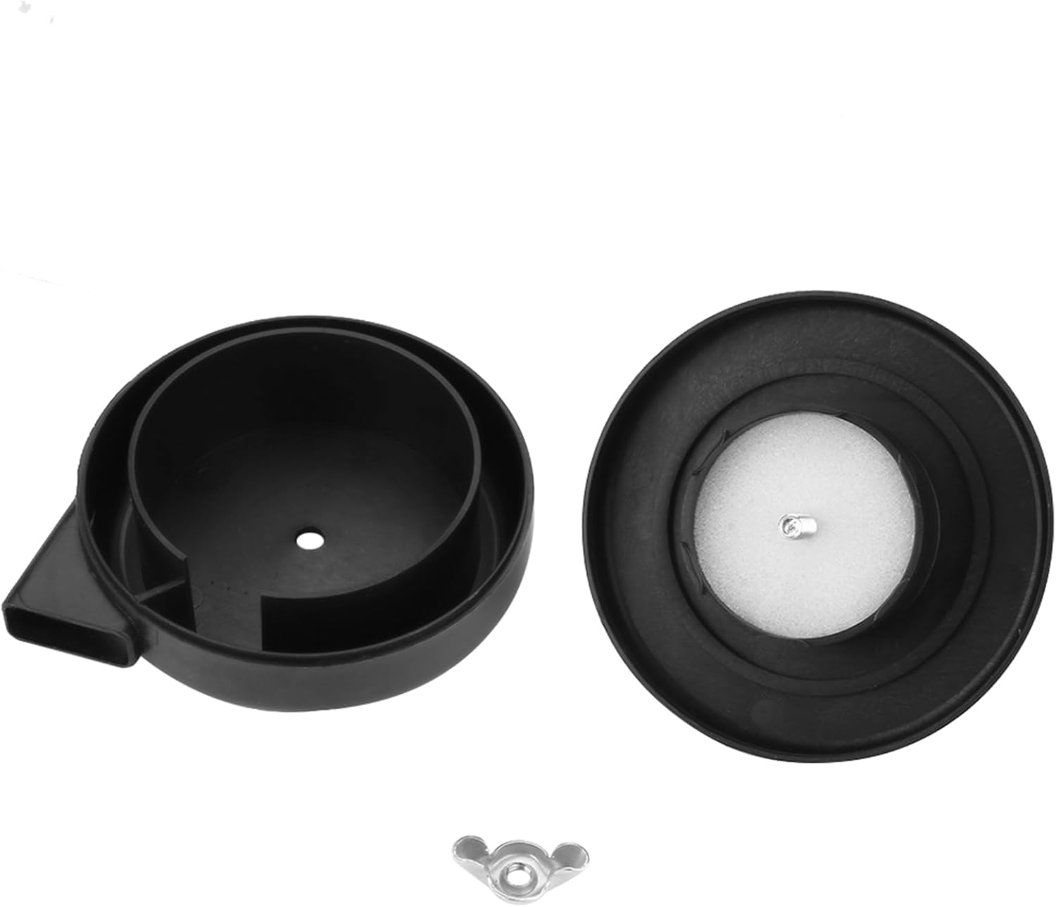 Changor Muffler, 3/8PT 16Mm Plastic Snail Design Eliminates Aerodynamic Noise Allows Airflow, Muffler, Suitable for Boilers Exhaust Ports Air Compressors, Black, 16Mm image number 2