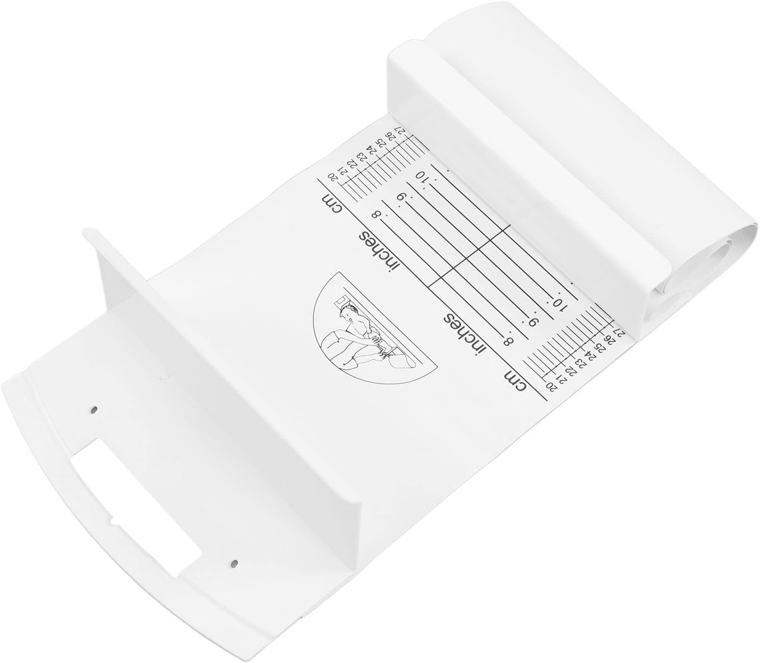 Growth Chart for Kids, Washable Collapsible Height Chart for Toddler, Baby, 10-99Cm Baby Growth Height Measurement, Support Wall Hanging Standing Measurement or Lying down Measurement