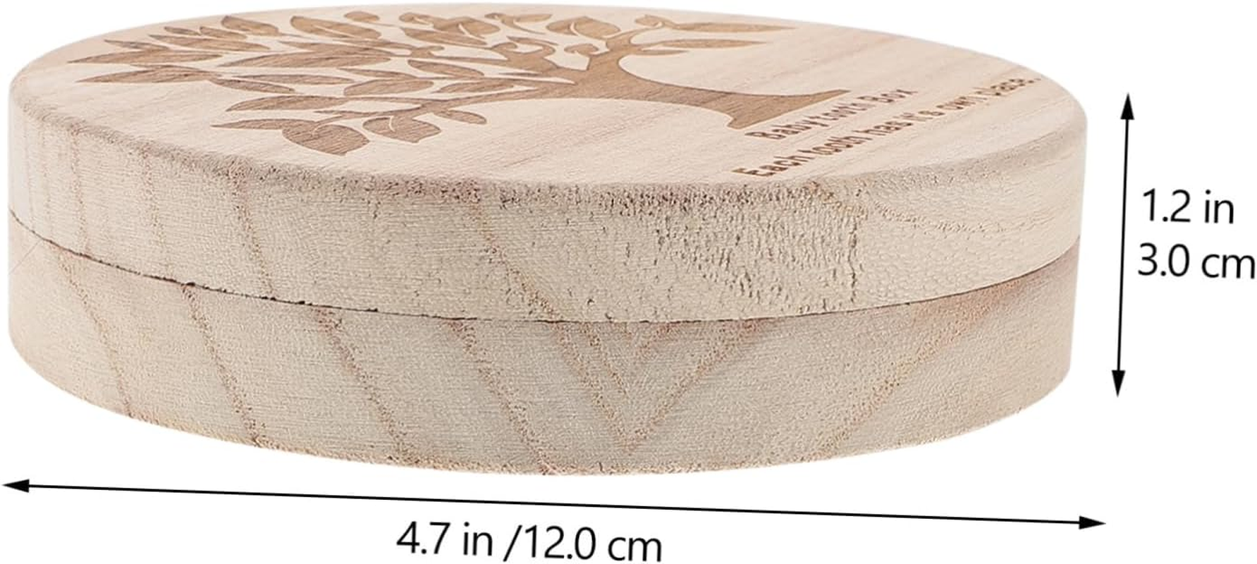 Deciduous Tooth Box Wooden Teeth Storage Box Boys and Girls for Shower image number 3