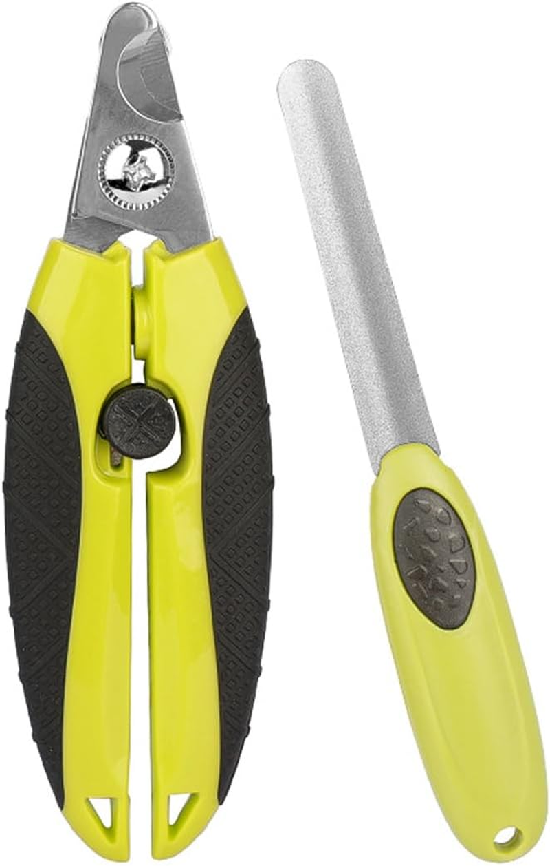 Sarini Professional Claw Scissors for Dogs, Claw Cats, Large and Medium Pets Claw Grinder with Protective Guard, Safety Lock and Nail File image number 3