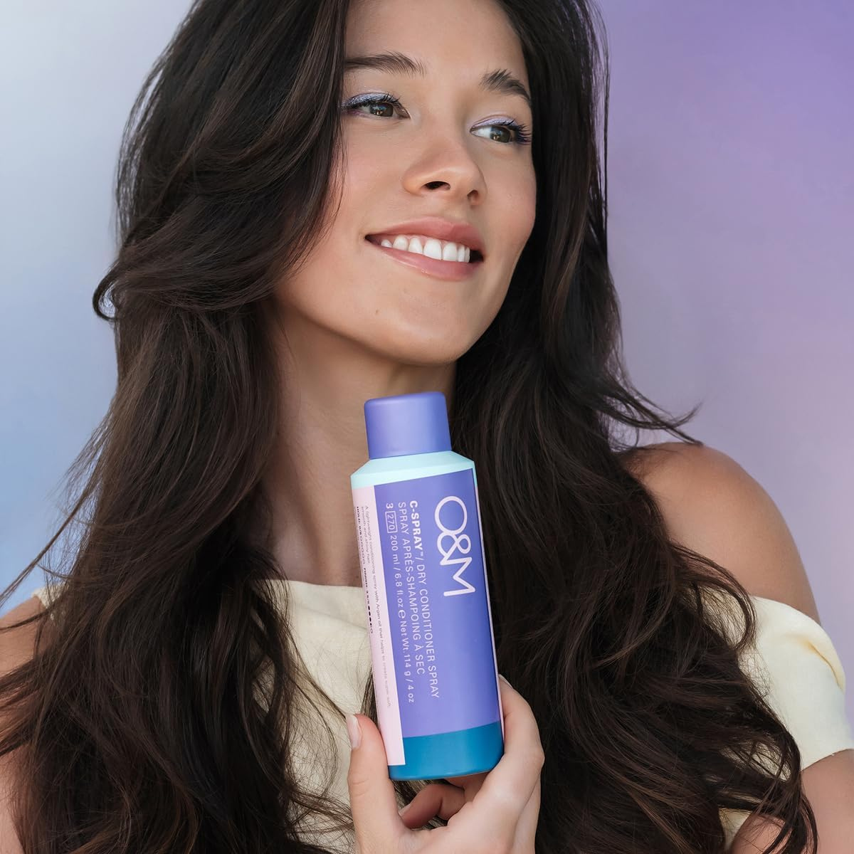 O&M C Spray Dry Conditioner Spray- 200Ml- anti Humidity,. Anti-Static, Softens and Smooths Hair between Washes. Clean from Sulfates, Parabens, Silicones, Phthalates & Gluten, PETA Certified & Vegan image number 5