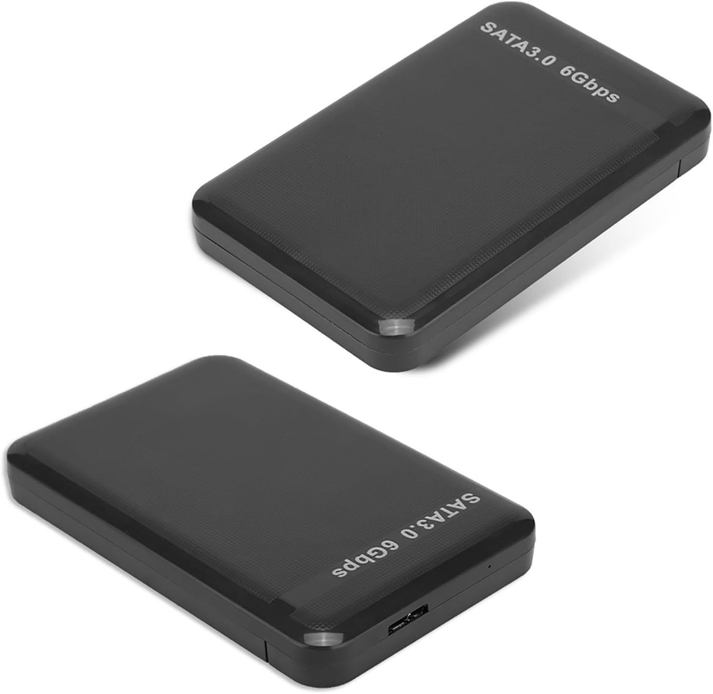 External Hard Drive Enclosure, 2.5" SSD Enclosure, 2.5" Hard Drive Enclosure for Tech Enthusiasts, Supports 6TB UASP Acceleration (Black) (Not Included) image number 2