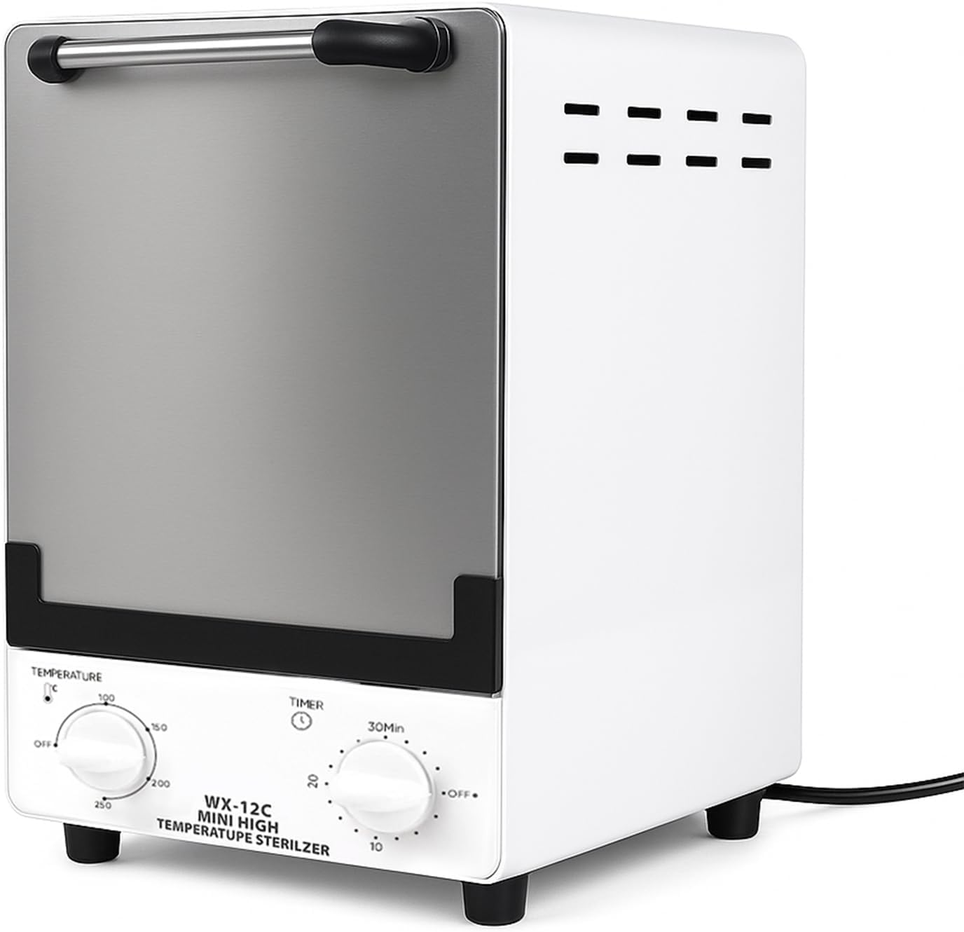 High Temperature Sterilizer,12L Large Steriliser for Nail Tools,Infrared Autoclave Sterilizer,Adjustable Temperature and Time Control,Suitable for Beauty and Nail Salons,Dental Clinics,Tool Sterilizer image number 3