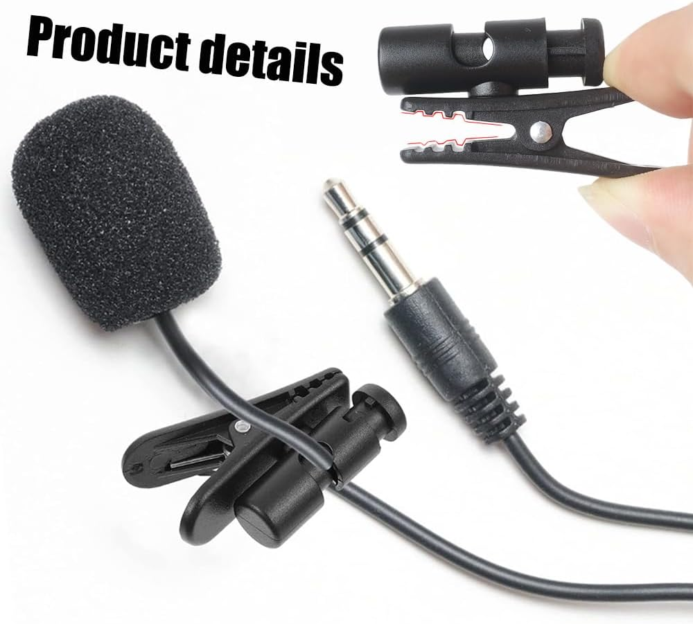 8Pcs Headphone Clips for Earphone Wire, 360 Degree Rotate Microphone Cable Clips, Clothing Shirt Wire Accessories Headphones image number 6