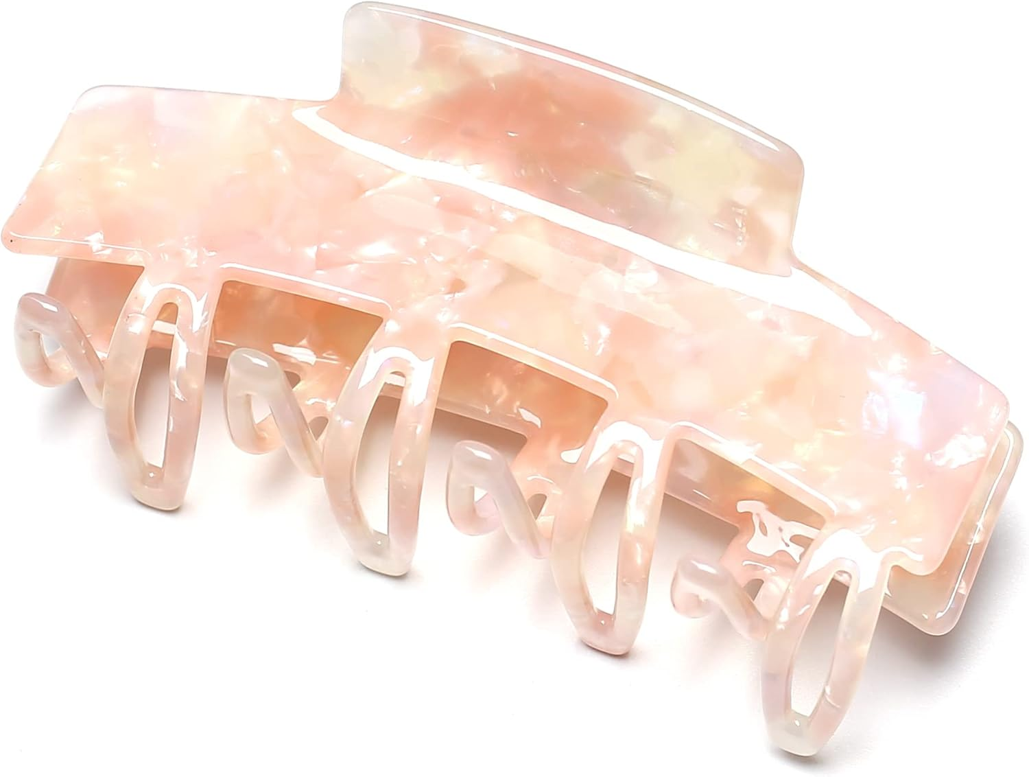 Square Hair Clip Beautiful Women'S Hair Clip Headpiece Elegant Hair Accessory 1 Piece (9.8 Cm X 4.2 Cm, Pink) image number 3