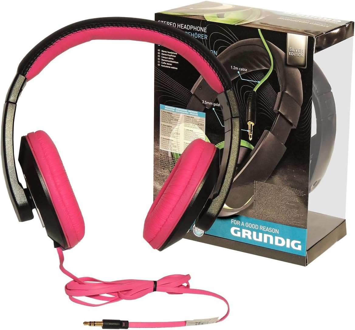 Grundig 52553 Adjustable Stereo Headband, Multicolor image number 1