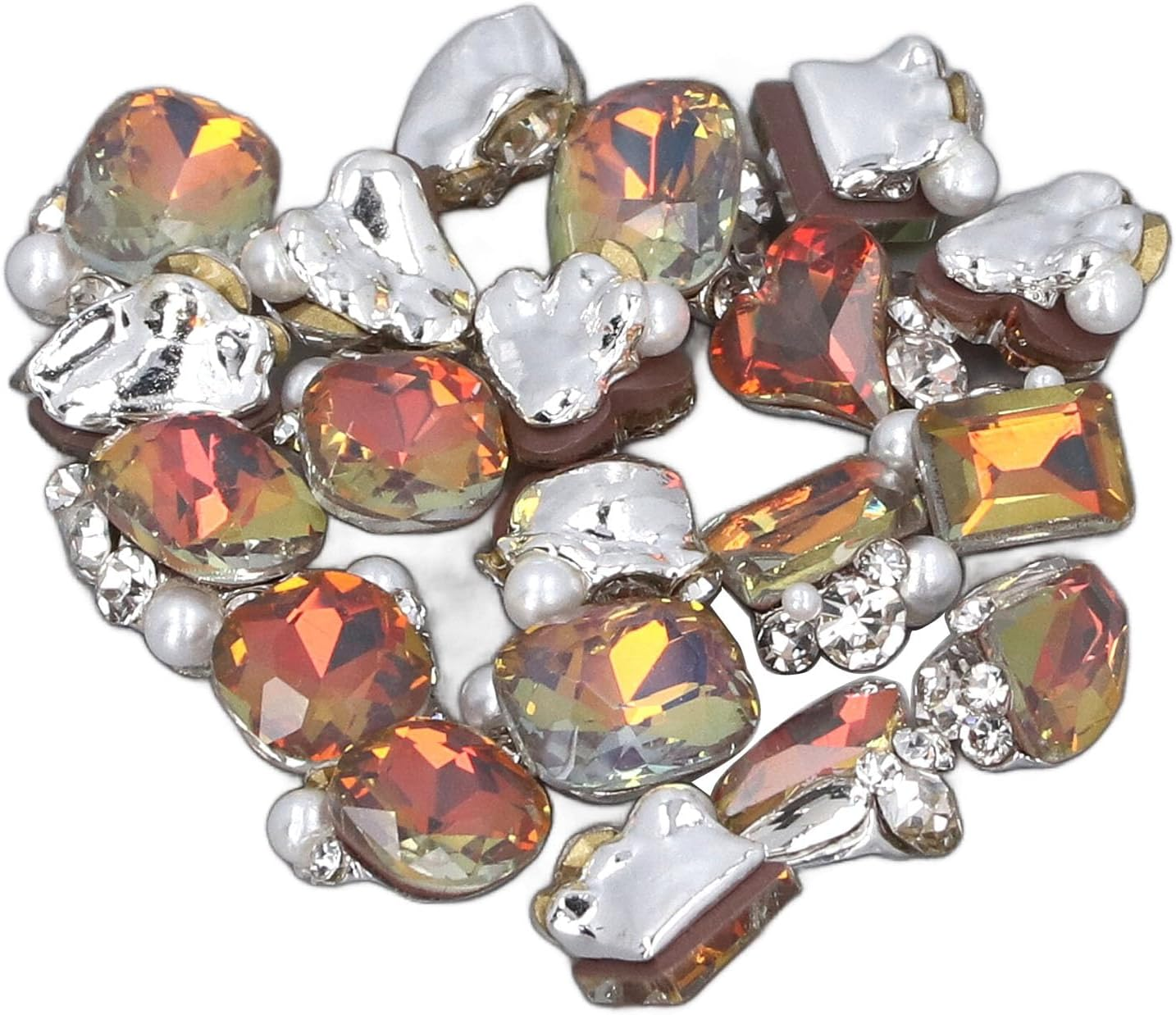 Crystal Rhinestone Nail Art Accessories Shiny Decor Set for Beauty Salon (04) image number 6