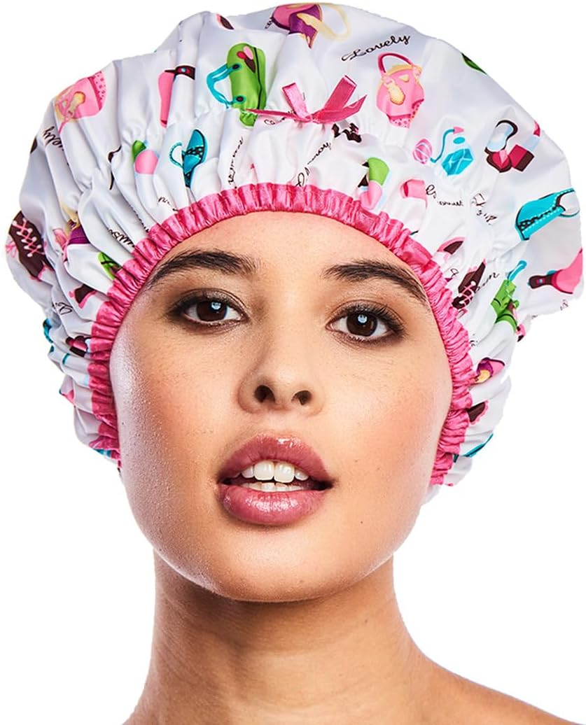 Betty Dain Fashionista Collection Mold Resistant Lined Shower Cap, Diva