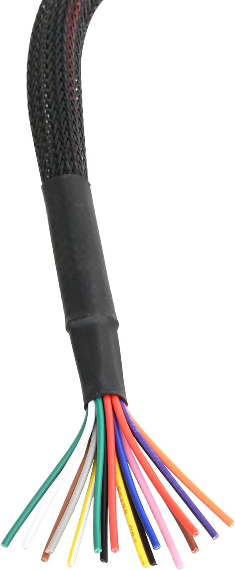 Ikkegol 30Cm/12 OBD2 OBD II 16 Pin J1962F Female to Open Braid Dash Port Replacement Cable Pigtail Fixed Wire Harness with Underdash Mount Bracket image number 5