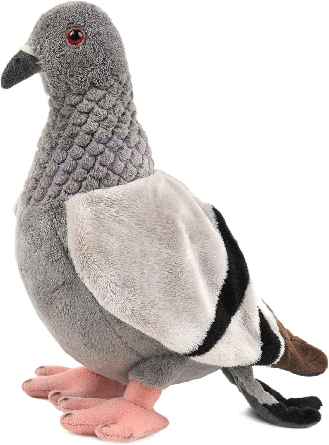 Pepper the Pigeon - 7.5 Inch Stuffed Animal Plush Bird image number 5