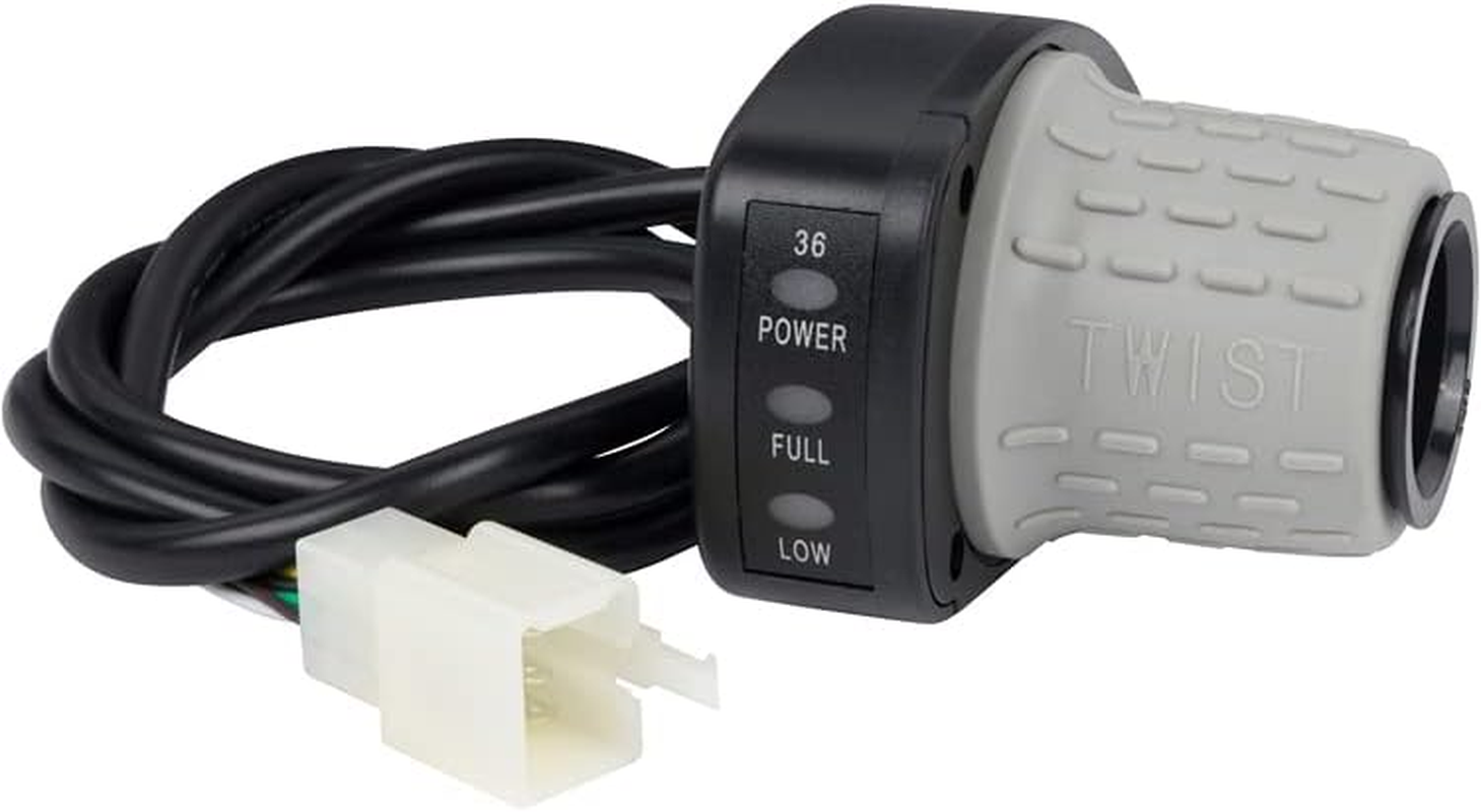Twist Throttle for Razor MX500 - Premium OEM Twist Grip Throttle for 36 Volt Razor MX500 (Version 21+) and MX650 (Version 14+) off Road Motorcycle - 6-Wire Connector - Part W13114501043