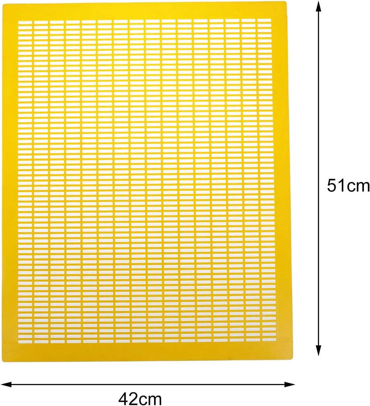 Generic Practical 10 Frame Queen Bees Excluder Easily Clean Beehive Entrance Reducer Beekeeper Beekeeping Excluder Frame, Garden Tools, Yellow image number 4