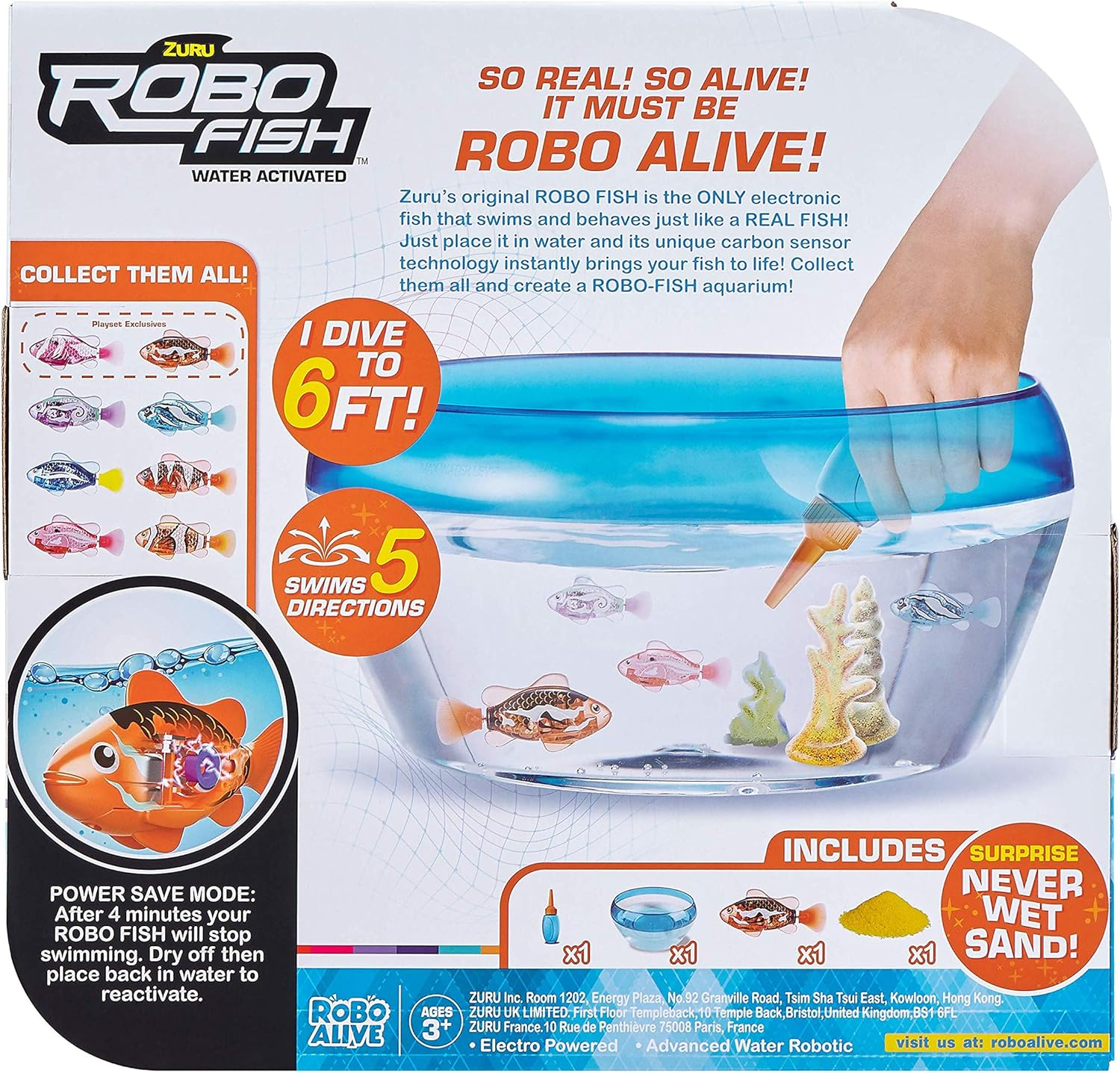 Zuru Robo Fish Playset Assorted
