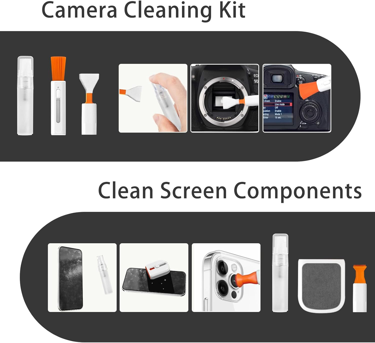 20 in 1 Multifunctional Cleaner Kit for Electronic Devices, Keyboard, Airpod, Camera, Phone, Screen image number 2