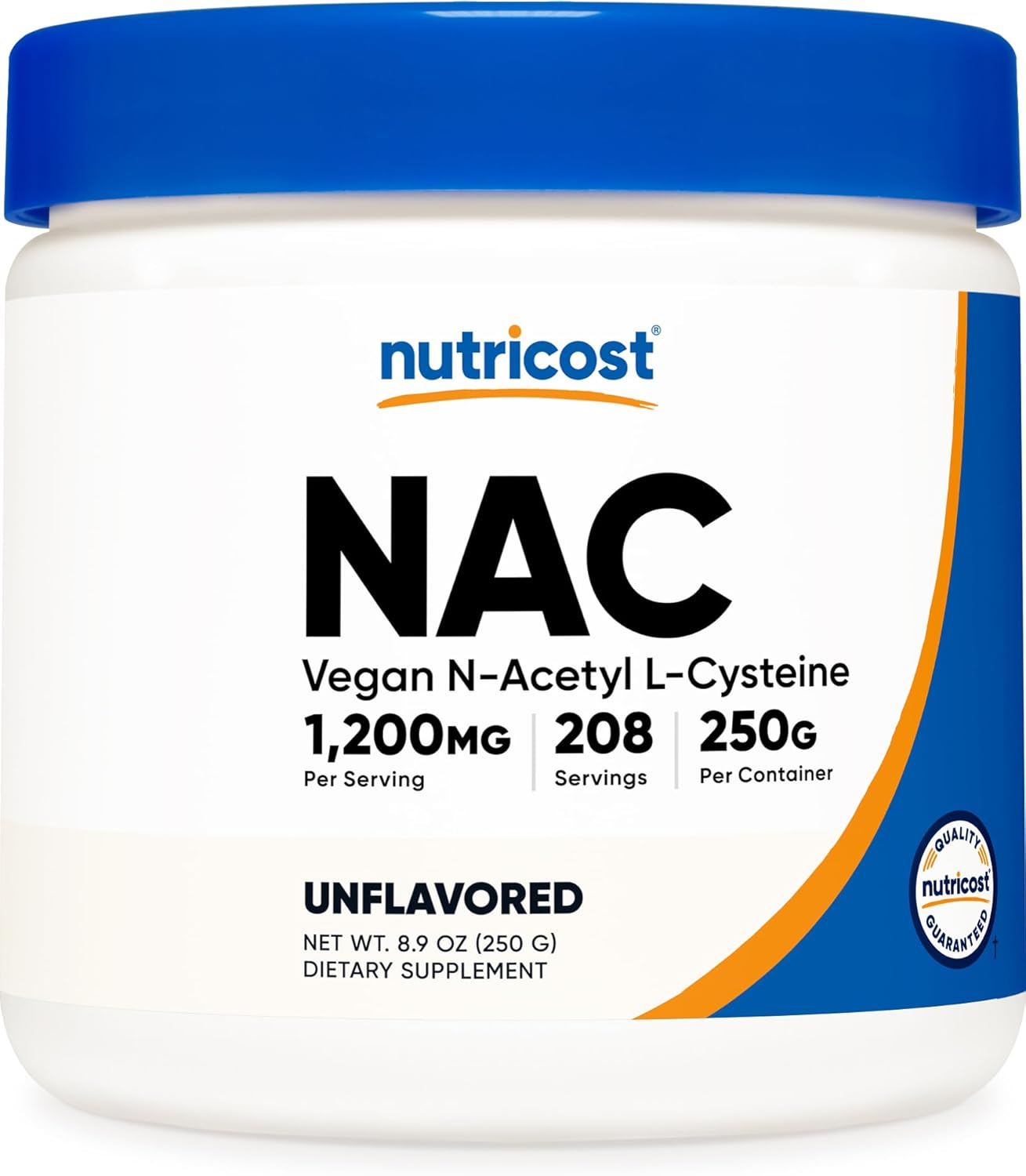 Nutricost N-Acetyl L-Cysteine Powder, Non-Gmo image number 1