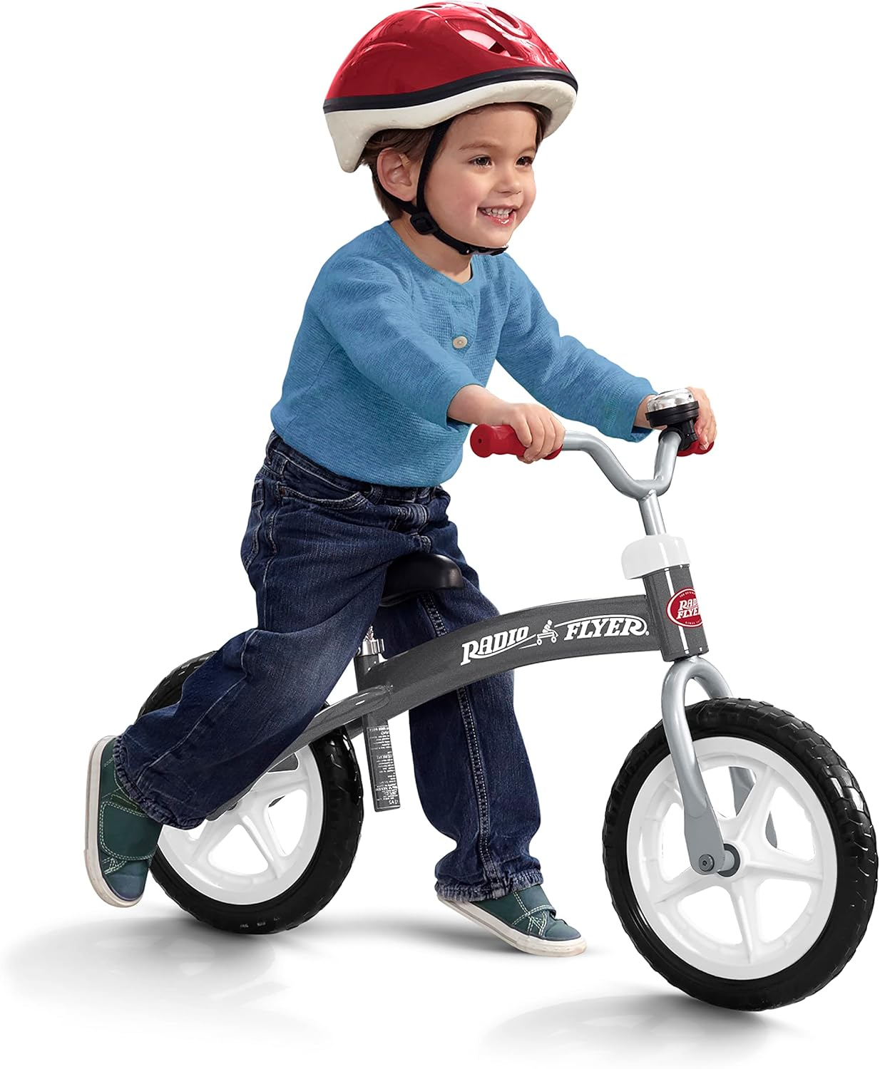 Radio Flyer Balance Bike Glide and Go, Gray