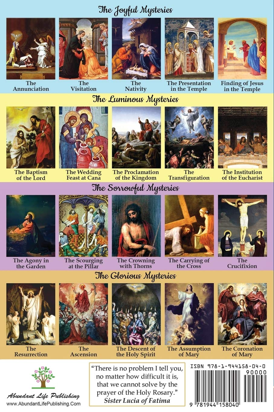 Scriptural Rosary: How to Pray the Rosary and Meditate on the Mysteries Including Bible Verses, Art, Reflections, and the Fatima Story image number 1