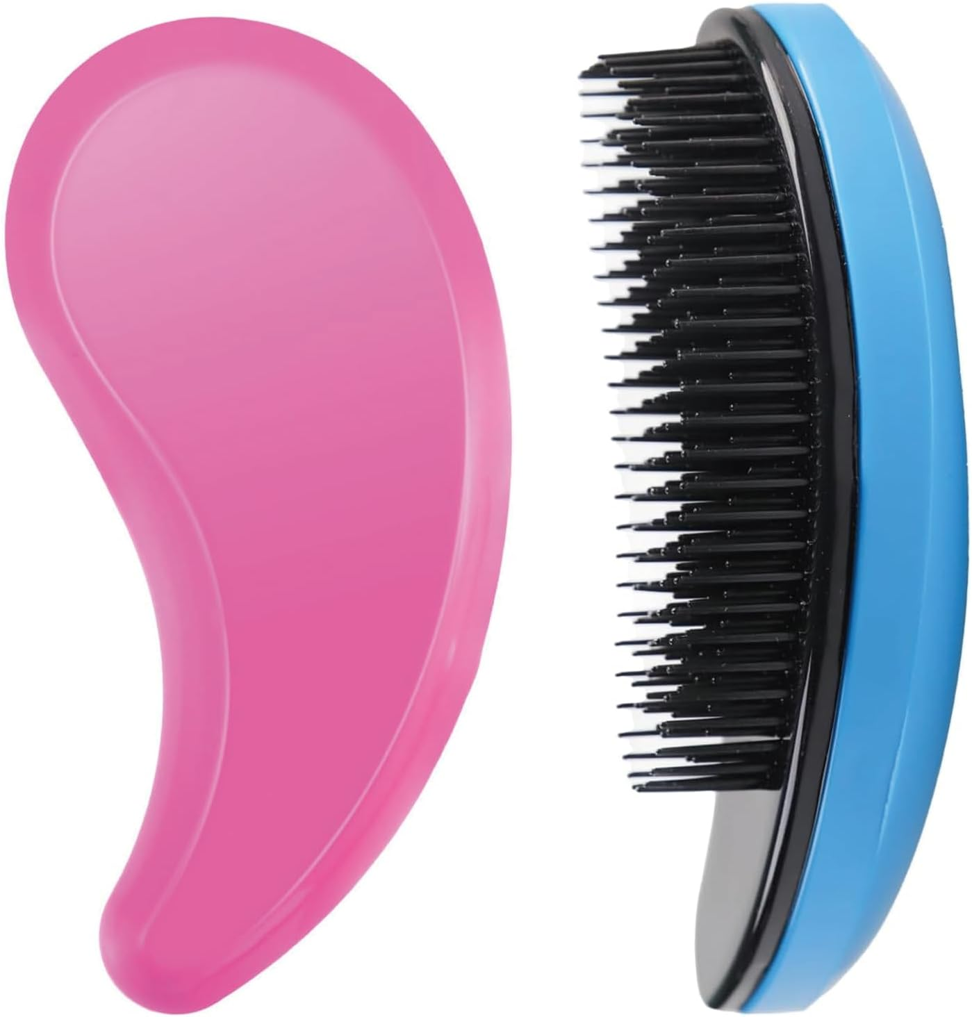 2 Pcs Puppy Brush, Dog Brushes for Grooming, Soft Dog Brush Gentle Puppy Dog Hair Remover Brushes for Teddy Yorkies Maltese Shih Tzu Chihuahua Grooming (Pink, Blue) image number 5