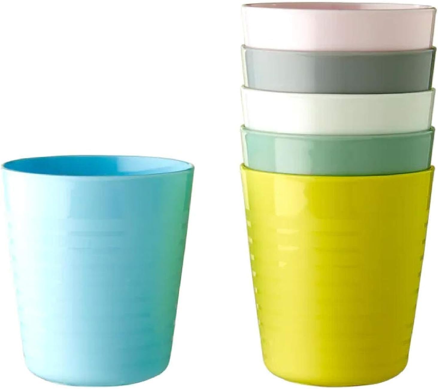 Kalas IKEA 004.613.79 Childs Plastic Mug Pastel Multicoloured 6 X 17 Centimetre