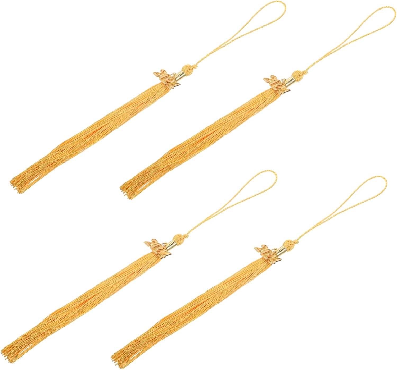 Graduation Hat Tassels Set 08 Green Graduation Hat Accessories for Ceremony 4Pcs