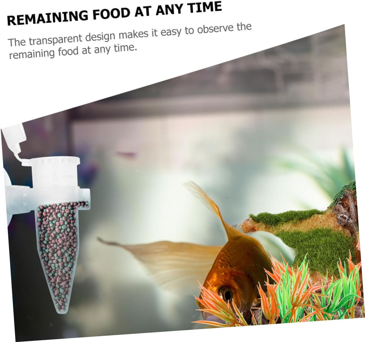 COHEALI 6Pcs Automatic Shrimp Feeder and Aquarium Feeder Tube Set with Suction Cups Mini Brine Shrimp Dropper for Fish Tank Feeding for Small Aquatic Pets image number 3