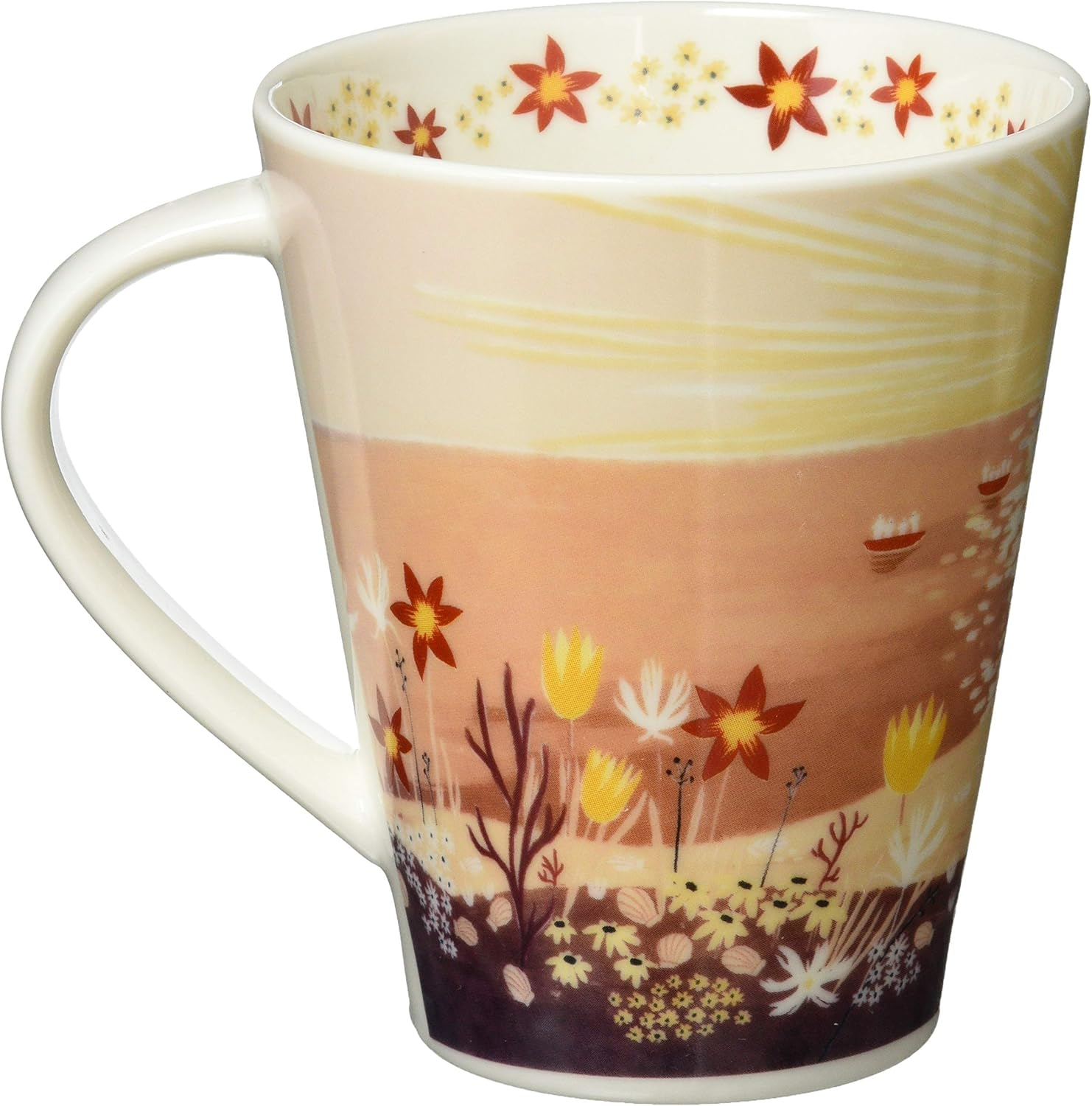 Yamaka Shoten MM3202-35 Luonto Big Mug, Large, Sunset, Approx. 16.9 Fl Oz (500 Ml), Microwave Safe, Moomin Goods, Scandinavian, Mother'S Day, Gift, Tableware, Gift, Wedding Gift, Made in Japan