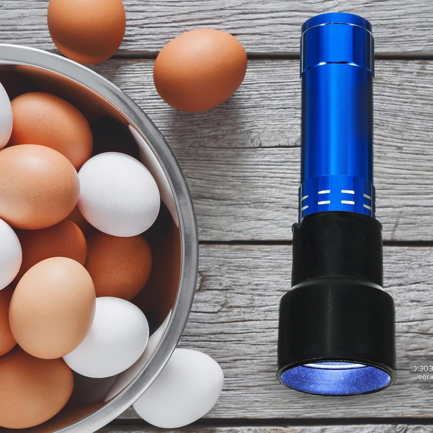 Red Egg Tester Incubator Candling Lamp Cool Bright Light for Poultry Egg Fertility Checking and Cold Incubation Equipment Candler for Indoor Outdoor Use